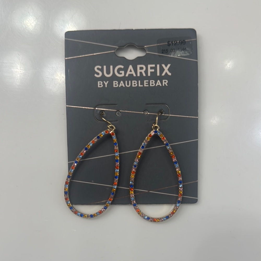 Multicolor Teardrop Earrings
